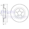 Fren Dıskı Arka Mercedes Slk-Class R172 11> Delphı Bg4790c