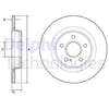 Fren Dıskı Arka Mercedes Slk-Class R172 11> Delphı Bg4790c