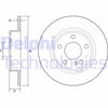 Fren Dıskı Arka Mercedes W176 W246 C117 Delphı Bg4555c