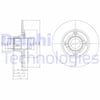 Fren Diski Arka Renault Clıo I 91>98 238X8x7mm Rulmanlı Abs Sensörlü Delphı Bg9033rs