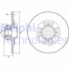 Fren Diski Arka Renault Clıo Iı 98>05 Megane I 96> R19 238X8x7mm Rulmanlı Abs Sensörlü Delphı Bg9114rs