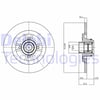 Fren Diski Arka Renault Clıo Iı 98>05 Megane I 96> R19 238X8x7mm Rulmanlı Abs Sensörlü Delphı Bg9025rs