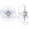 Fren Diski Arka Renault Clıo Iı 98>05 Megane I 96> R19 238X8x7mm Rulmanlı Abs Sensörlü Delphı Bg9025rs