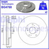 Fren Diski Çiftli Paket . Delikli Ön Honda Accord 01/2001 > 03/2003 Delphı Bg4768