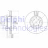 Fren Diski Çiftli Paket . Delikli Ön Daımler-Jaguar-Double Sıx-Sovereıgn- Xj12. Xj6. Xjs 73-96 Delphı Bg2507
