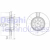 Fren Diski Çiftli Paket . Delikli Ön Volvo 740. 760. 940. 960 08/1990 > Delphı Bg2719