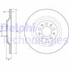 Fren Diski Çiftli Paket - Boyalı. Deliksiz Arka Jeep Cherokee 11/2013 > Delphı Bg4961c