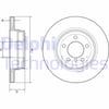 Fren Diski Çiftli Paket - Boyalı. Delikli Arka Bmw 730 03/2003 > 12/2009 Delphı Bg4937c