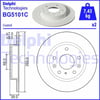 Fren Diski Çiftli Paket - Boyalı. Deliksiz Arka Mazda Cx30 01/2020> Delphı Bg5101c