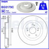 Fren Diski Çiftli Paket - Boyalı. Delikli Arka Honda E 09/2019> Delphı Bg5179c