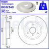 Fren Diski Çiftli Paket - Boyalı Delikli Smart Roadster Ön 04-2003-11-2005 Delphı Bg5214c