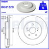 Fren Diski Çiftli Paket - Boyalı Deliksiz Delphı Bg5152c