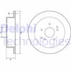 Fren Diski Çiftli Paket - Boyalı. Deliksiz Arka Ssangyong Korando 11/2010 > Delphı Bg4940c