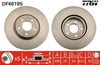 Fren Diski Ön Ford Mondeo-S Max-Volvo-Land Rover 07> Çap: 300Mm 5 Delik S80 Iı V70 Iıı Xc70 Iı 06 > 300Cm Cap Trw Df6019s