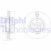 Fren Diski Tekli Paket . Delikli Ön Subaru Impreza. Wrx-Stı 07/2004 > Delphı Bg9055