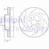 Fren Diski Tekli Paket - Boyalı. Delikli Ön Renault Megane 11/2008 > 12/2015 Delphı Bg9224c
