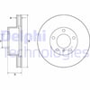 Fren Diski Tekli Paket - Boyalı. Delikli Ön Mercedes G350. G400. G500. G55 09/1993 > Delphı Bg9145c