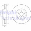Fren Diski Tekli Paket - Boyalı. Delikli Ön Bmw 550. 640. 650. 740 10/2008 > Delphı Bg9161c