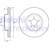 Fren Diski Tekli Paket - Boyalı. Delikli Ön Bmw 228. 230. 325. 328. 330. 335. 340. 420. 425. 428. 430. 435. 440 10/2011 > Delphı Bg9158c