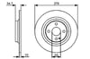 Fren Diski. Arka. 276 /10-8 Mm Bosch 0986479473