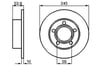 Fren Diski. Arka. 245 / 10-8 Mm . Kaplamalı Bosch 0986478461