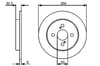 Fren Diski. Arka. 259 /9-7.5 Mm Bosch 0986479420
