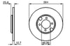 Fren Diski. Arka. 264 /12.7-11.4 Mm Bosch 0986478689