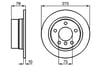 Fren Diski. Arka. 272 /10-8.4 Mm . Kaplamalı. Yüksek Karbon Alaşımlı Bosch 0986478641