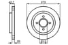 Fren Diski. Arka. 273.0 /20.0-18.0 Mm Bosch 0986478816
