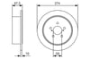 Fren Diski. Arka. 273.8 Mm / 1-8.5 Mm Bosch 0986479A82