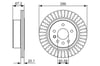 Fren Diski. Arka. 286.0 /20.0-18.0 Mm Bosch 0986479394
