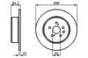 Fren Diski. Arka. 288 / 10-8.5Mm Bosch 0986479243