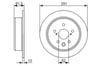 Fren Diski. Arka. 291.0 /10.0-8.5 Mm Bosch 0986479657