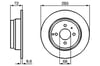Fren Diski. Arka. 295.0 /9.6-8.4 Mm Bosch 0986478640
