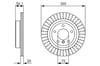 Fren Diski. Arka. 300 /20-18.4 Mm . Hava Kanallı. Kaplamalı. Yüksek Karbon Alaşımlı. Civata Kiti Bosch 0986479775