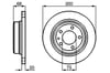 Fren Diski. Arka. 300 / 20-18.4 Mm . Hava Kanallı. Yüksek Karbon Alaşımlı Bosch 0986478320