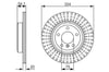 Fren Diski. Arka. 324 /20-18.4 Mm . Hava Kanallı. Kaplamalı. Yüksek Karbon Alaşımlı. Civata Kiti Bosch 0986479731