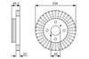 Fren Diski. Ön. 238 Mm / 22-21 Mm Hava Kanallı Bosch 0986479A63