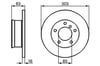 Fren Diski. Ön. 303 / 16-15 Mm Bosch 0986478189