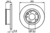 Fren Diski. Ön. 260 / 16-13 Mm Bosch 0986478547