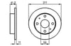 Fren Diski. Ön. 211 /11-10 Mm Bosch 0986479119