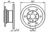 Fren Diski. Ön. 267 /14-12.8 Mm Bosch 0986478742