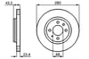 Fren Diski. Ön. 280 / 23.5-21.5 Mm . Hava Kanallı Bosch 0986478375