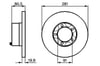 Fren Diski. Ön. 281 / 19.9-18 Mm Bosch 0986478138