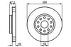 Fren Diski. Ön. 281 / 26-24.1 Mm . Hava Kanallı Bosch 0986478460