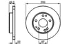Fren Diski. Ön. 295 / 22-19.4 Mm . Hava Kanallı Bosch 0986478525