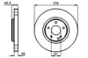 Fren Diski. Ön. 316 /28-25.4 Mm . Hava Kanallı Bosch 0986478625
