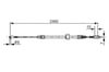 Fren Halatı On Mercedes Sprınter B901>B904 . Vw Lt 28-35-46 Bosch 1987477855