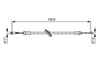 Fren Halatı On Mercedes Sprınter B906 06> 1805Mm/306Mm Bosch 1987482380