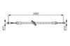 Fren Halatı On Mercedes Sprınter B906 06> 2462Mm/306Mm Bosch 1987482381